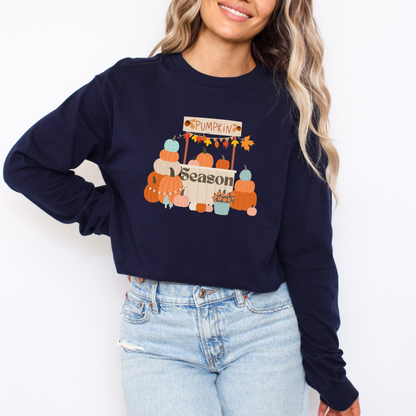 Autumn Pumpkin Season Aesthetic Long Sleeve Shirt
