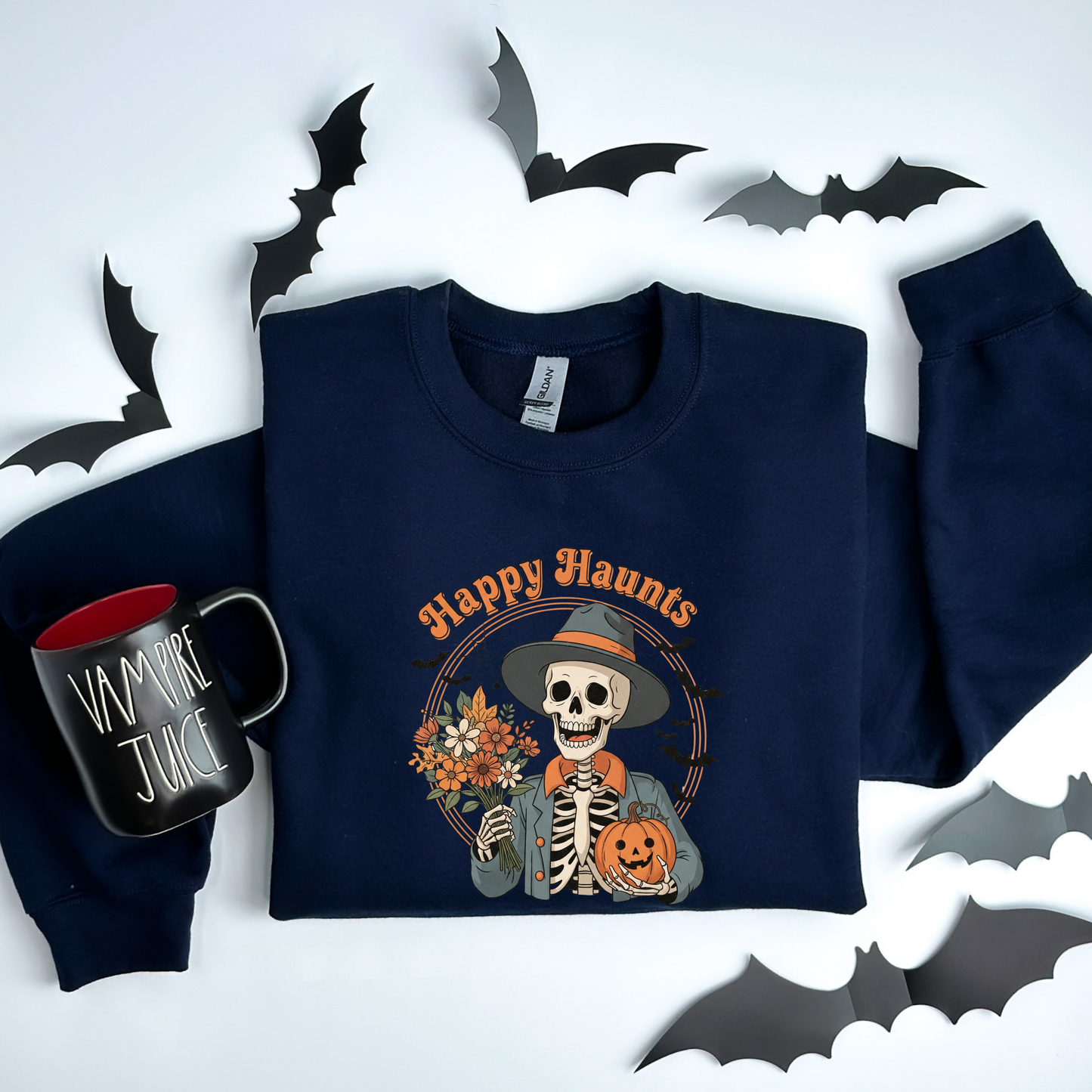 Friendly Skeleton Vintage Halloween T-Shirt