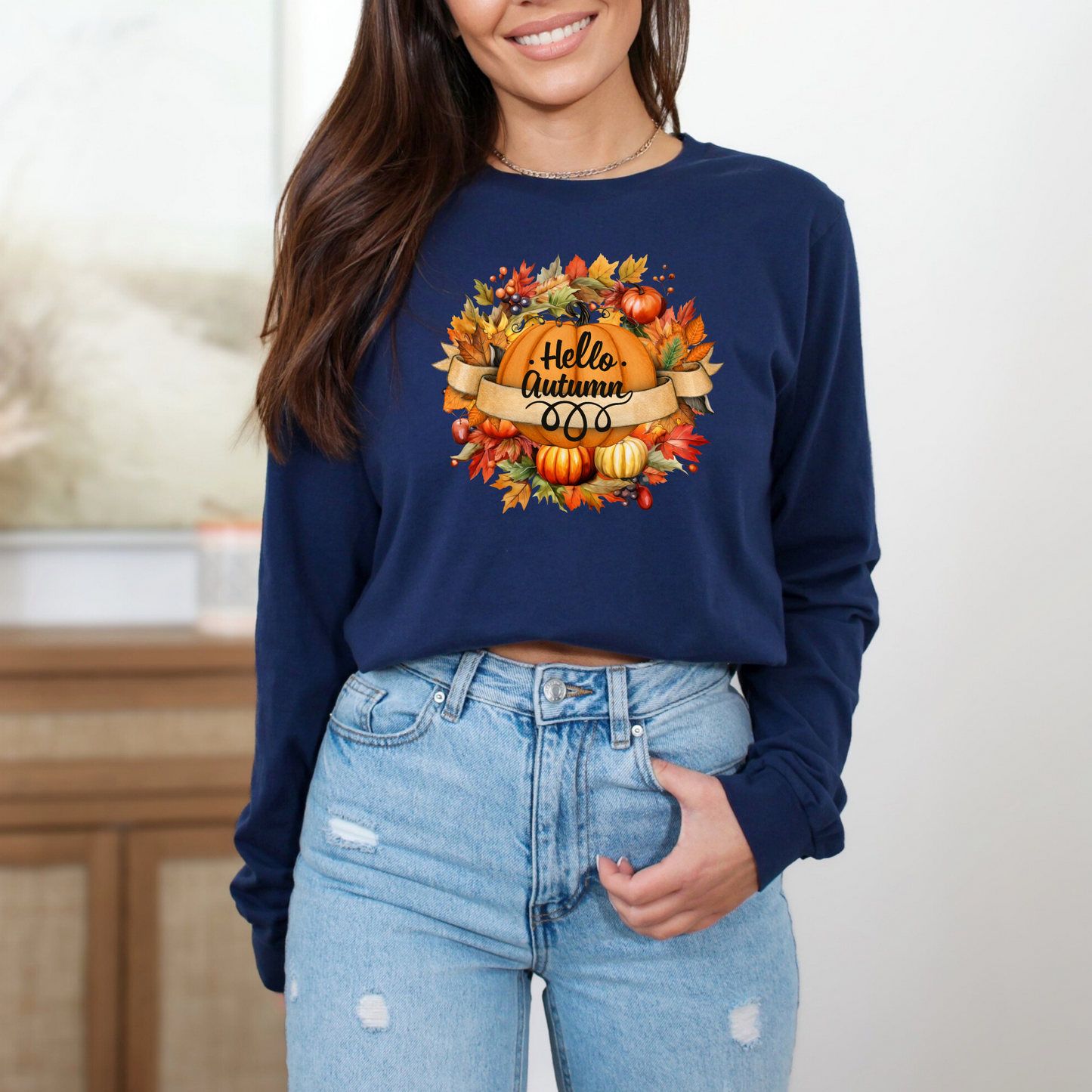 Hello Autumn Long Sleeve Shirt