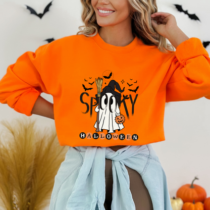 Cute Ghost Witch Halloween Magic Sweatshirt