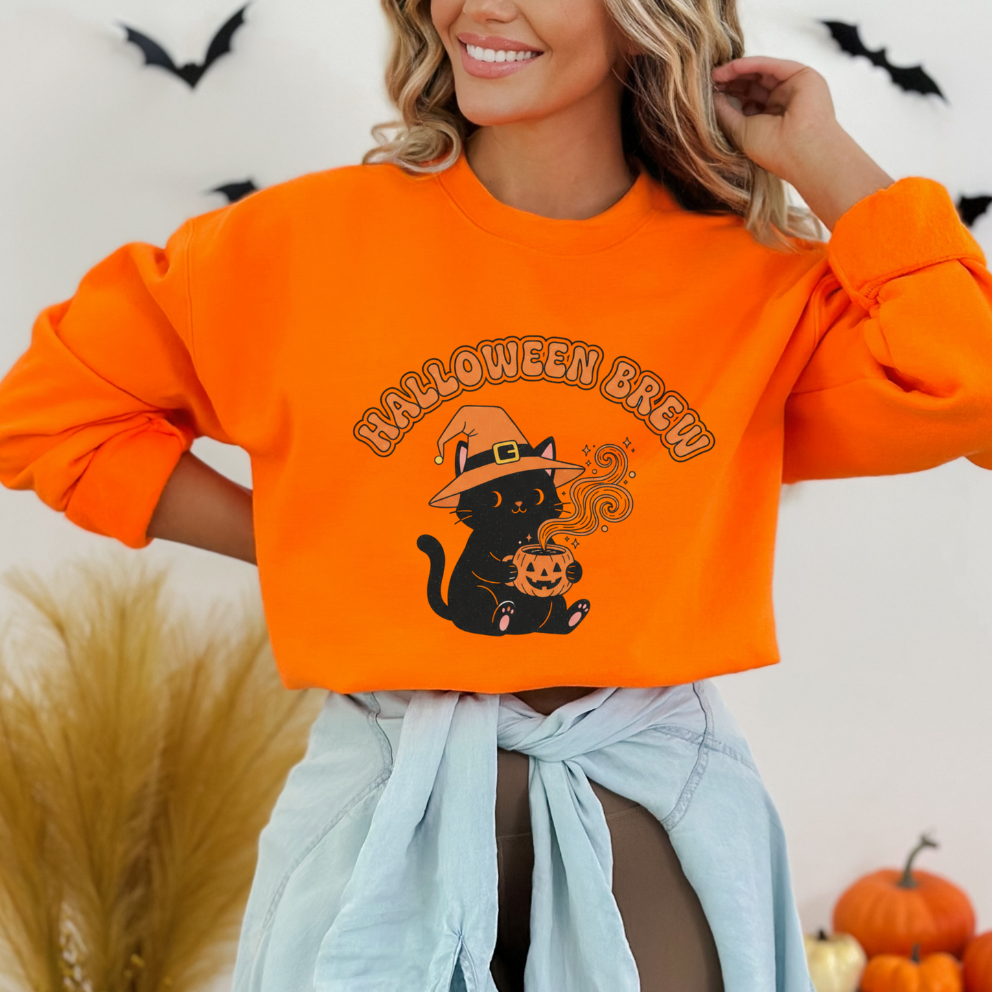Halloween Brew Black Cat T-Shirt