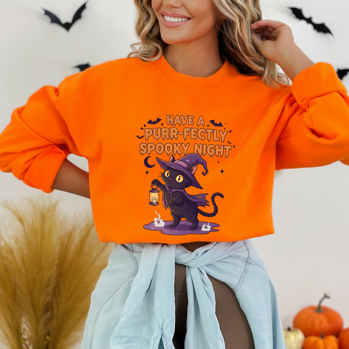 Witchy Cat Sweatshirt