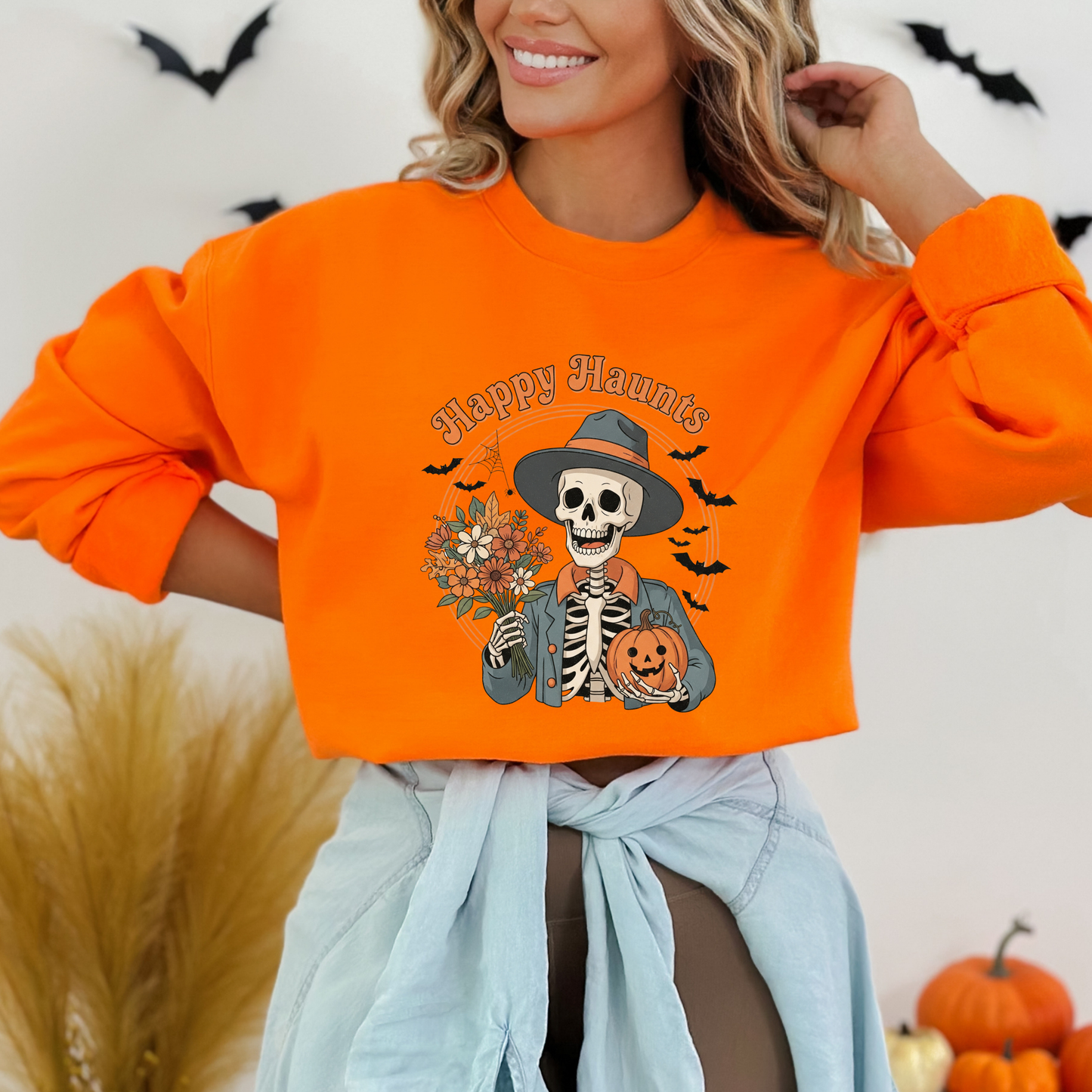 Friendly Skeleton Vintage Halloween T-Shirt