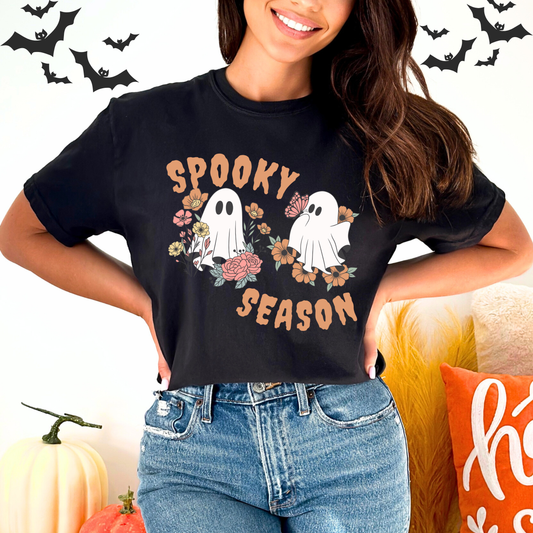 Cute Floral Ghosts for Spooky Halloween Season 