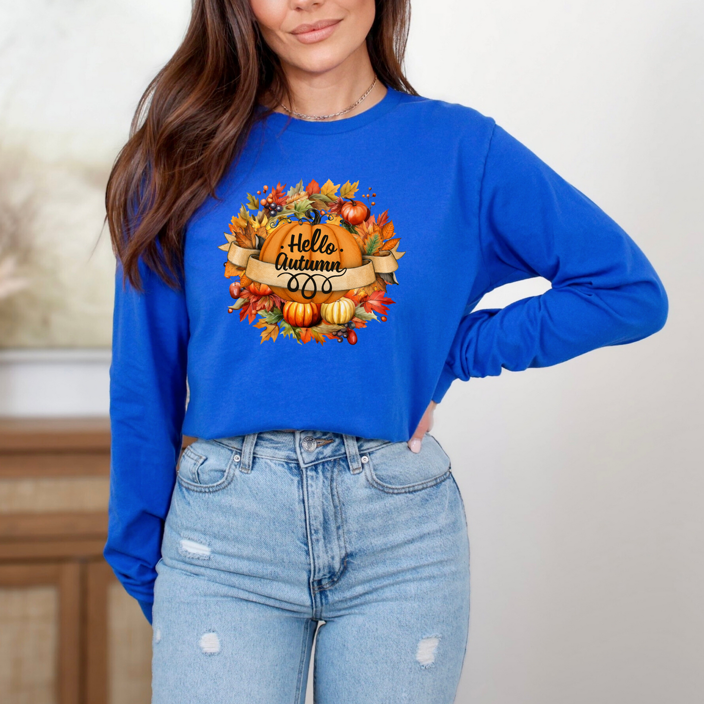Hello Autumn Long Sleeve Shirt