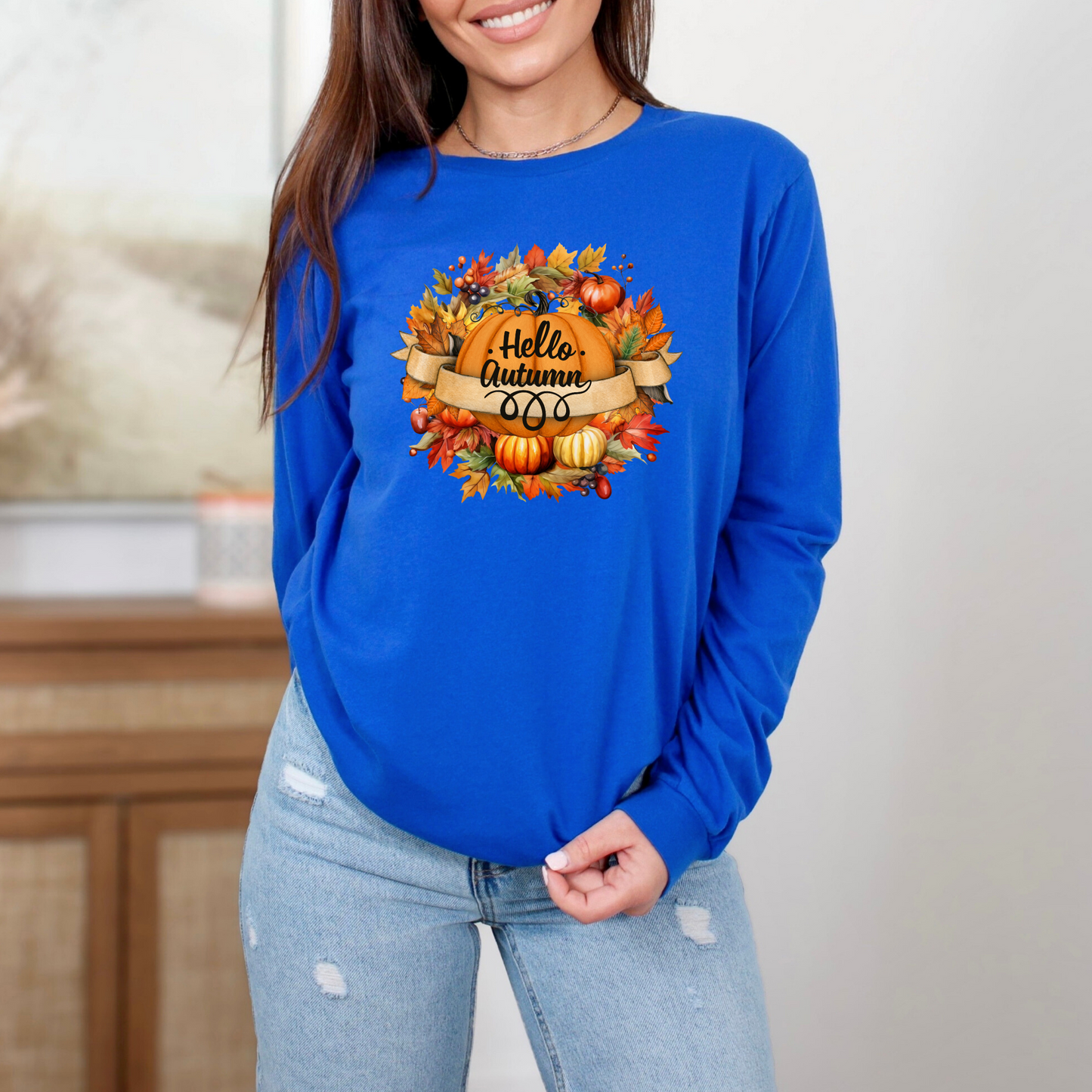 Hello Autumn Long Sleeve Shirt