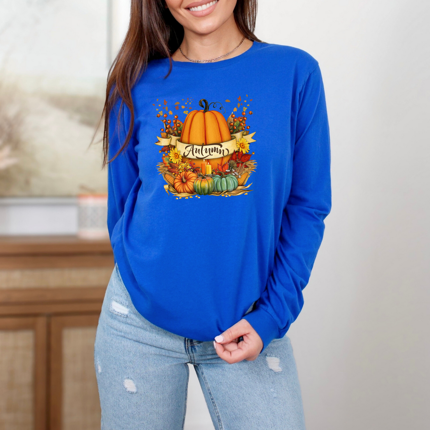 Snug Autumn Pumpkin Sweatshirt