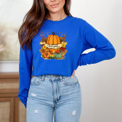 Snug Autumn Pumpkin Sweatshirt