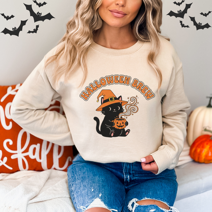 Halloween Brew Black Cat T-Shirt