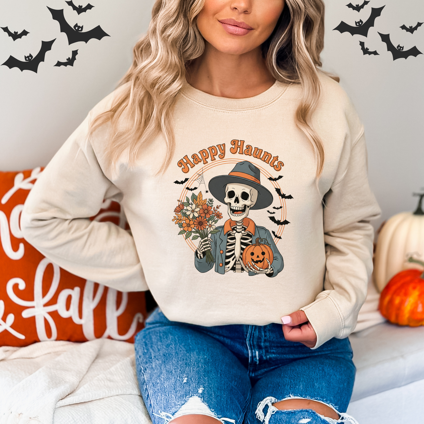 Friendly Skeleton Vintage Halloween T-Shirt
