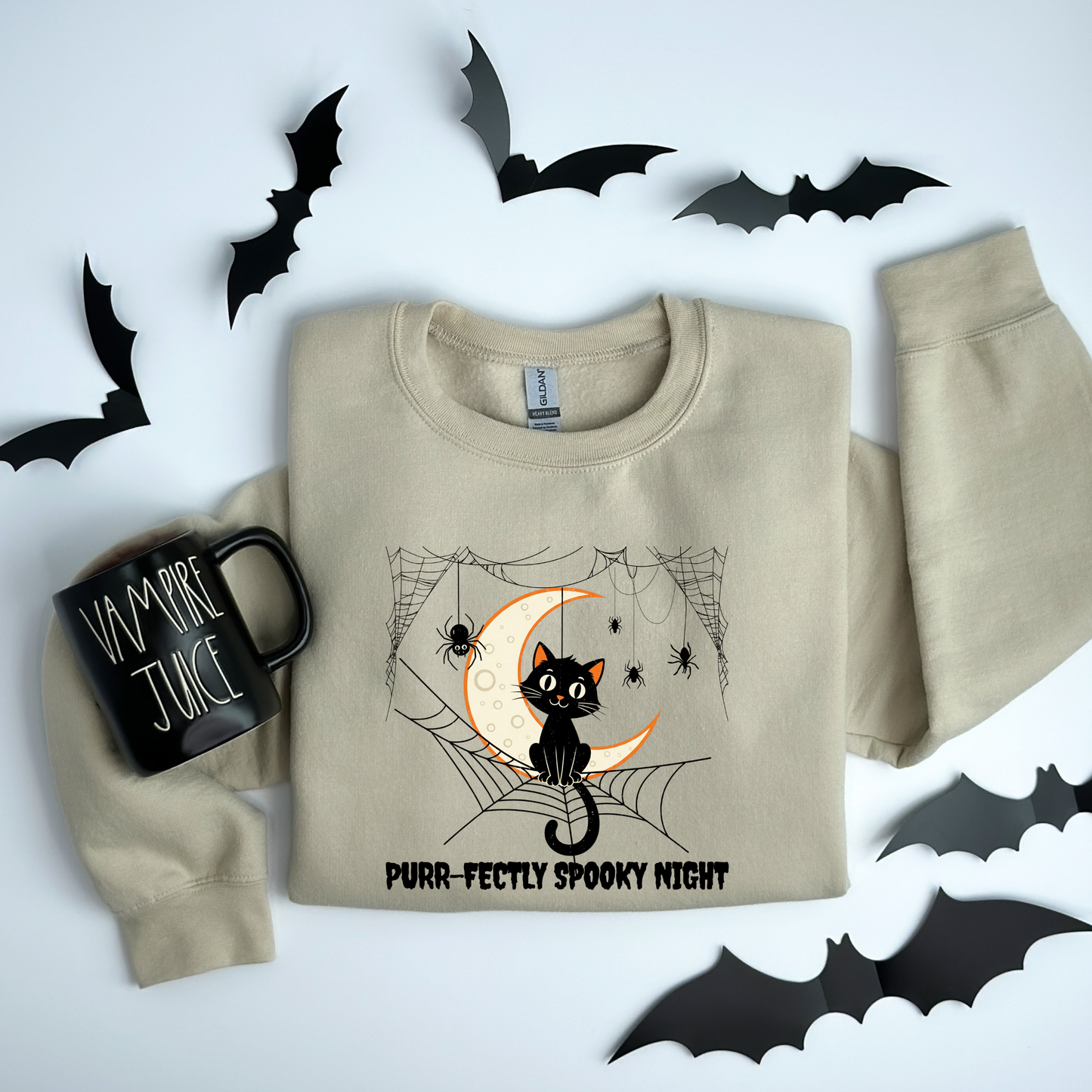 Pur-fectly Spooky Night Cat T-Shirt