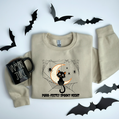 Pur-fectly Spooky Night Cat T-Shirt
