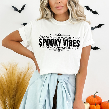 Spooky Halloween Divider with quote Spooky Vibes