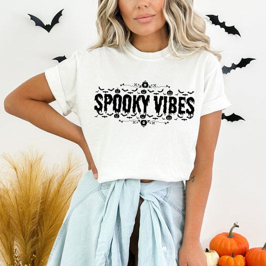 Spooky Halloween Divider with quote Spooky Vibes