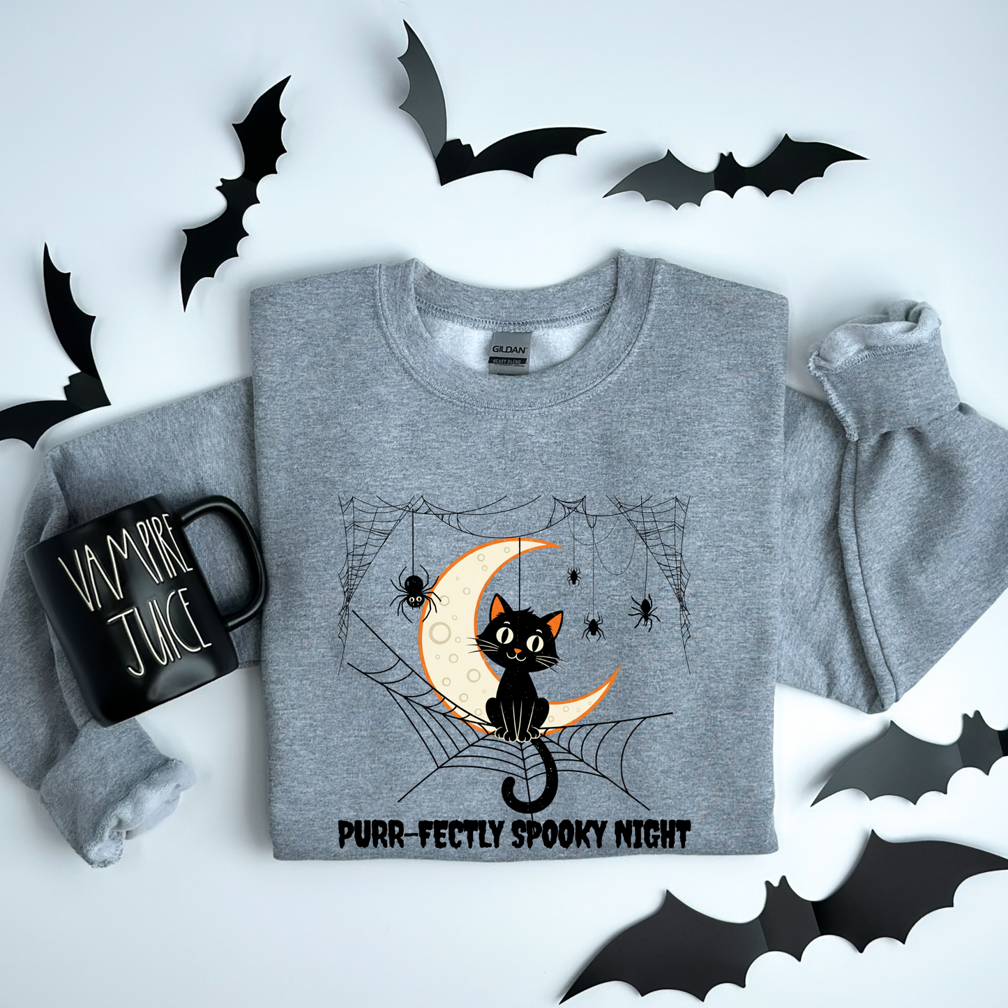 Pur-fectly Spooky Night Cat T-Shirt