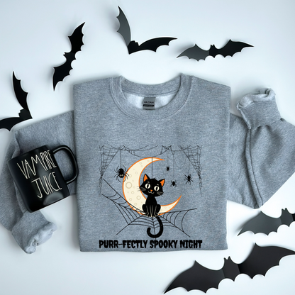 Pur-fectly Spooky Night Cat T-Shirt