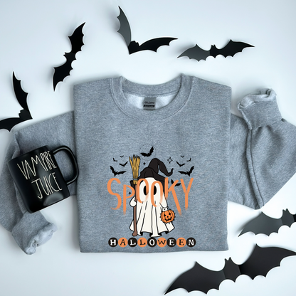 Cute Ghost Witch Halloween Magic Sweatshirt