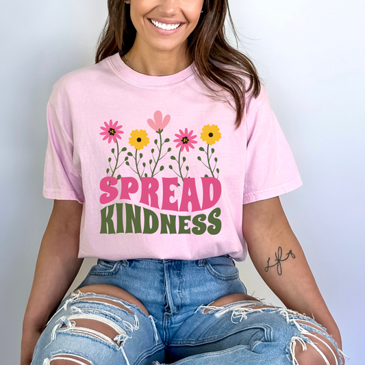 Spring Flower with quote Spread Kindness