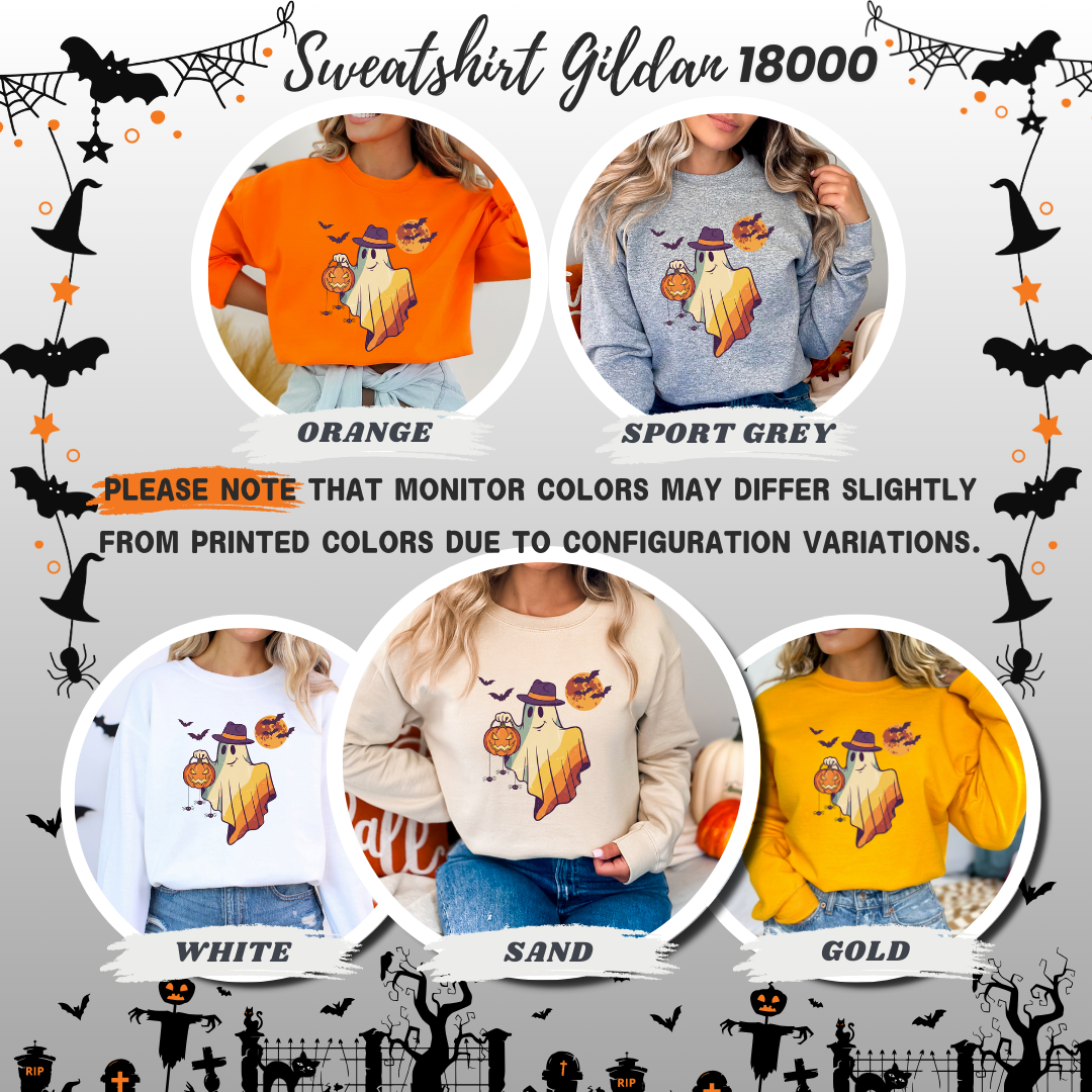 Moonlight Ghost Vintage Halloween T-Shirt
