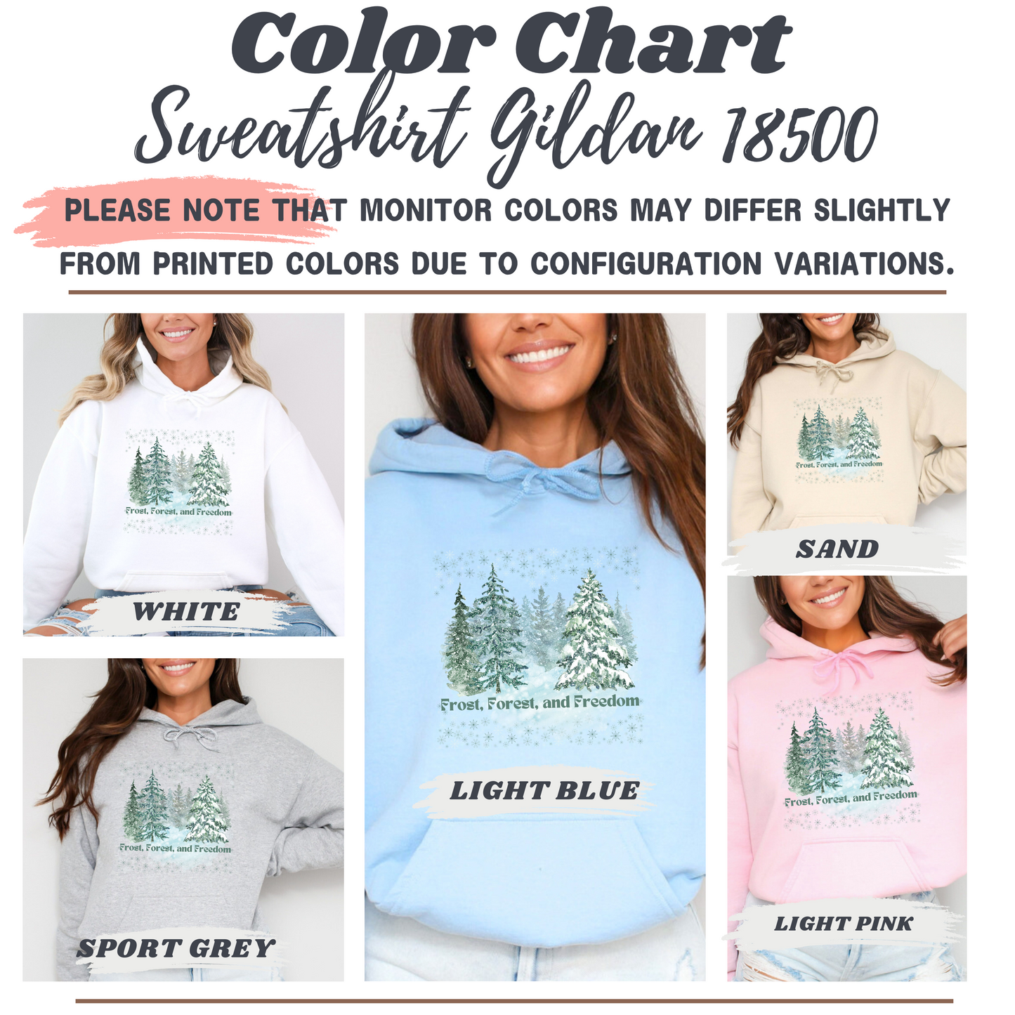 Pine Tree Winter Wonderland Sweatshirt