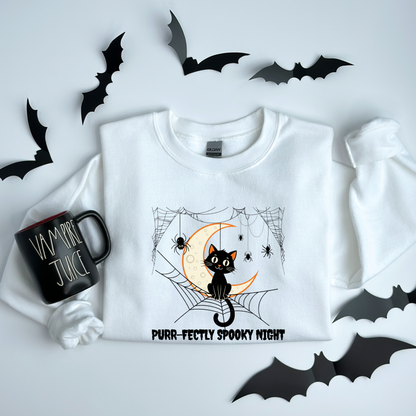 Pur-fectly Spooky Night Cat T-Shirt