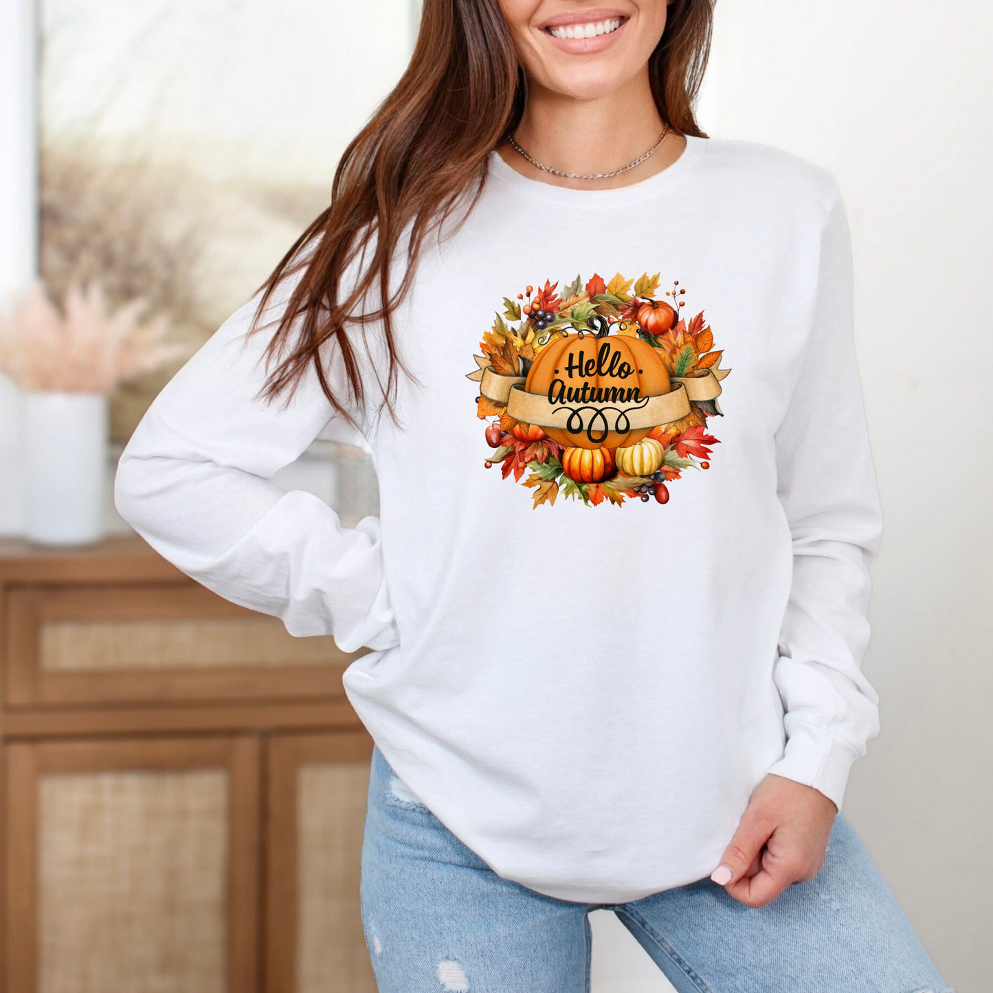 Hello Autumn Long Sleeve Shirt