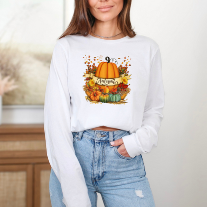 Snug Autumn Pumpkin Sweatshirt