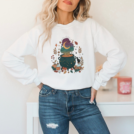 Mystical Autumn Cauldron Sweatshirt
