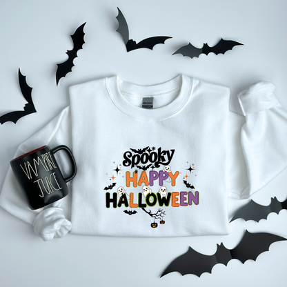 Cute Ghosts Spooky Happy Halloween Sweatshirt