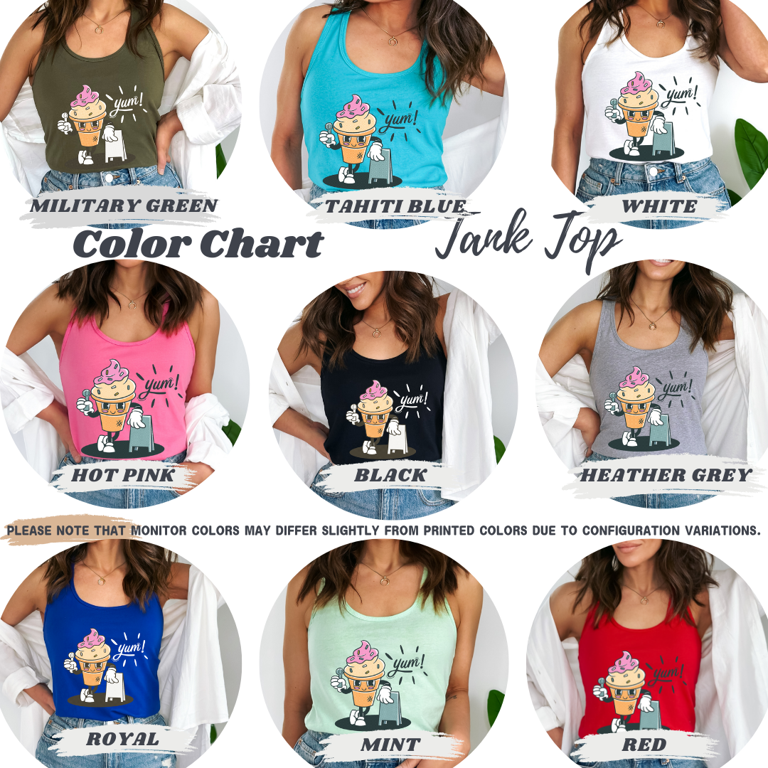 Yum Retro Ice Cream Tank Top