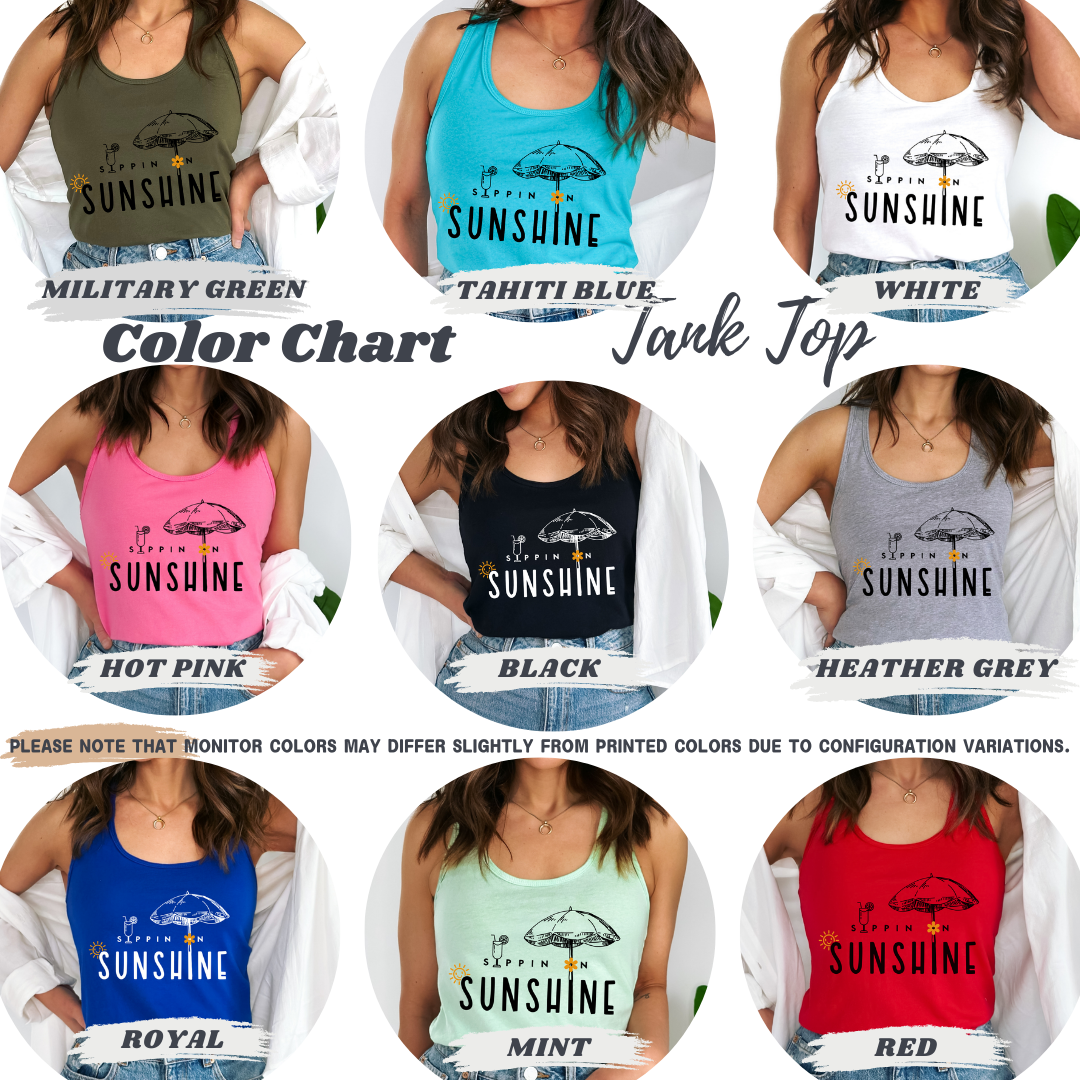 Sippin' On Sunshine Tank